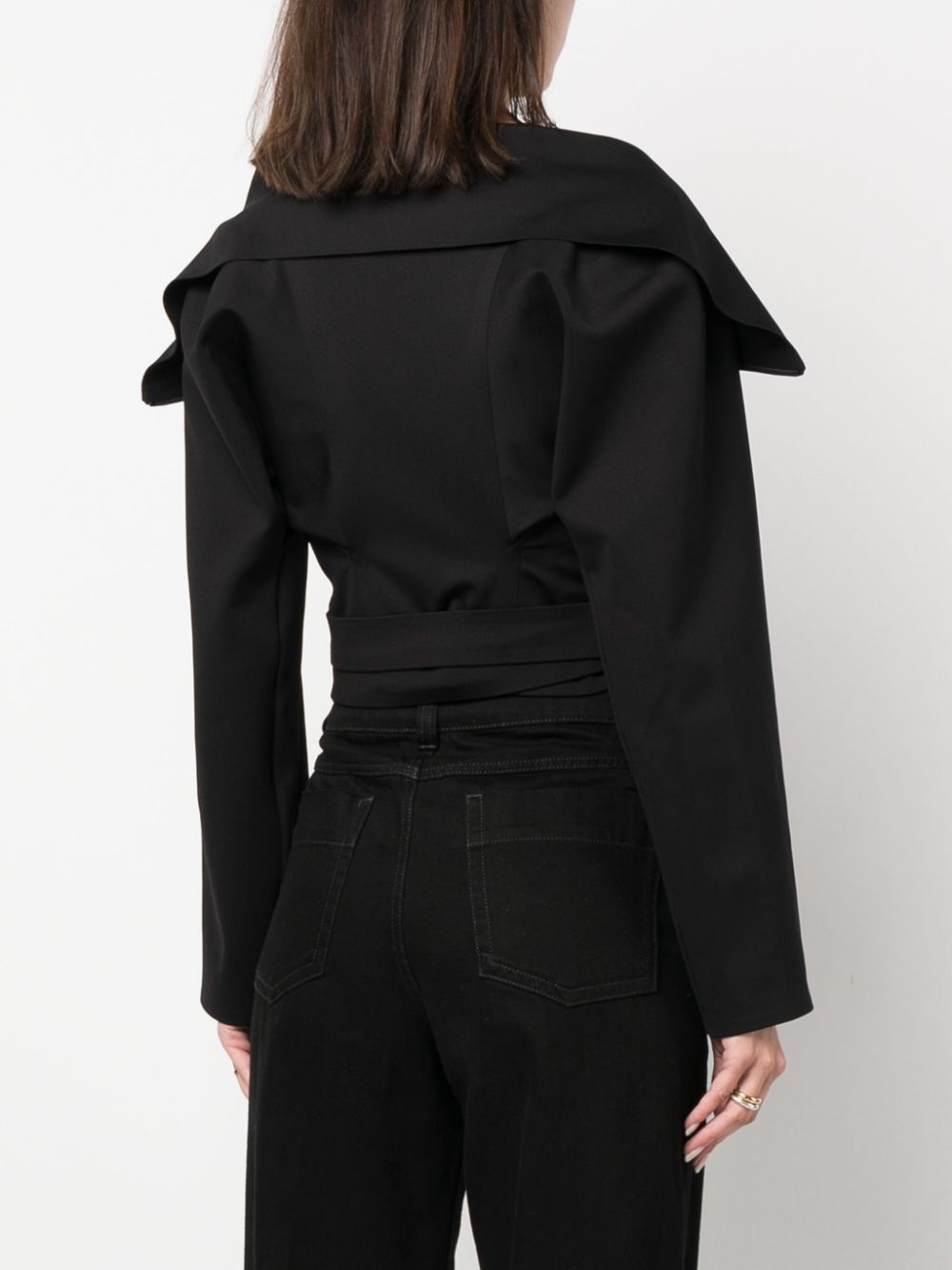 ALAIA Stylish Black Zip Jacket for Women - FW23