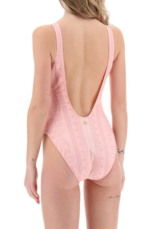 VERSACE Baroque Pattern One-Piece Swimsuit