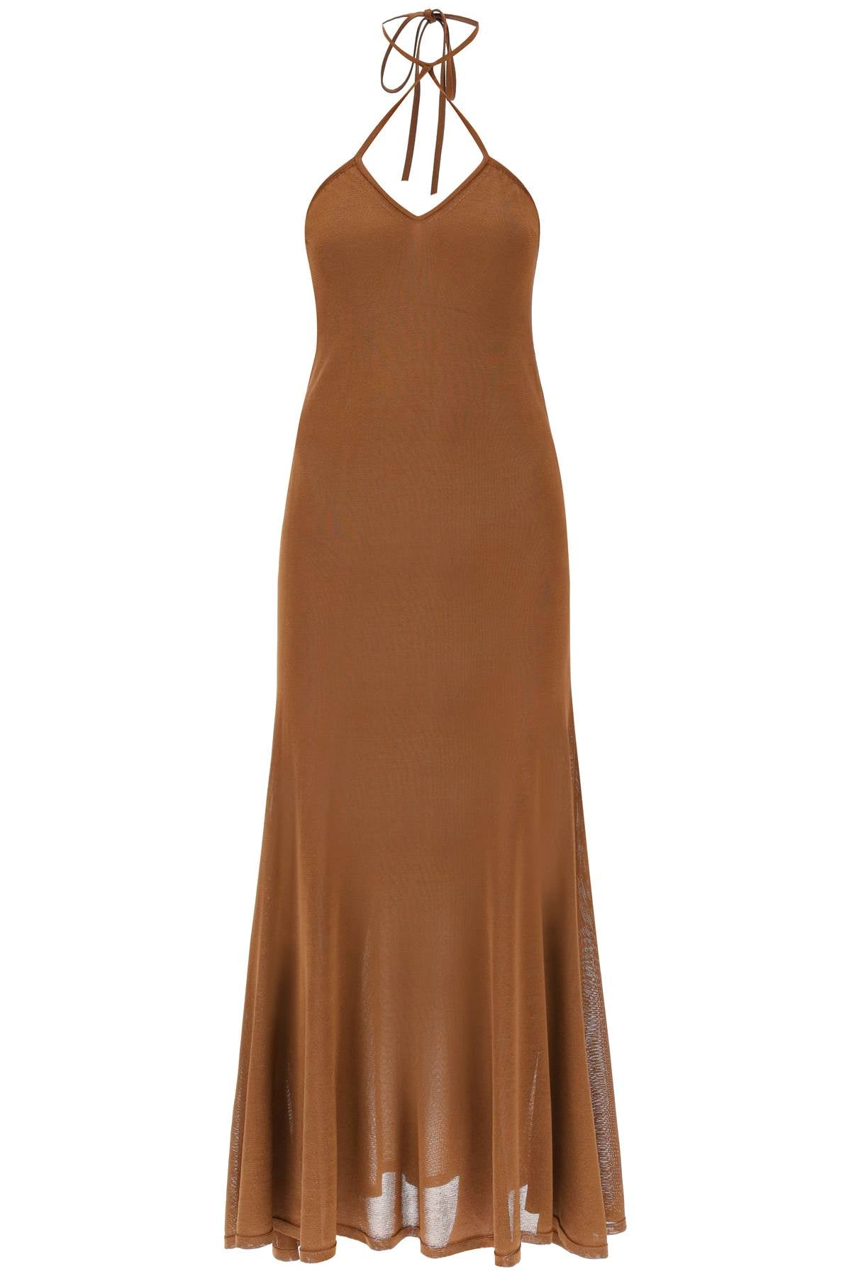 Elegant Women's Knit Maxi Dress - SS24 Collection