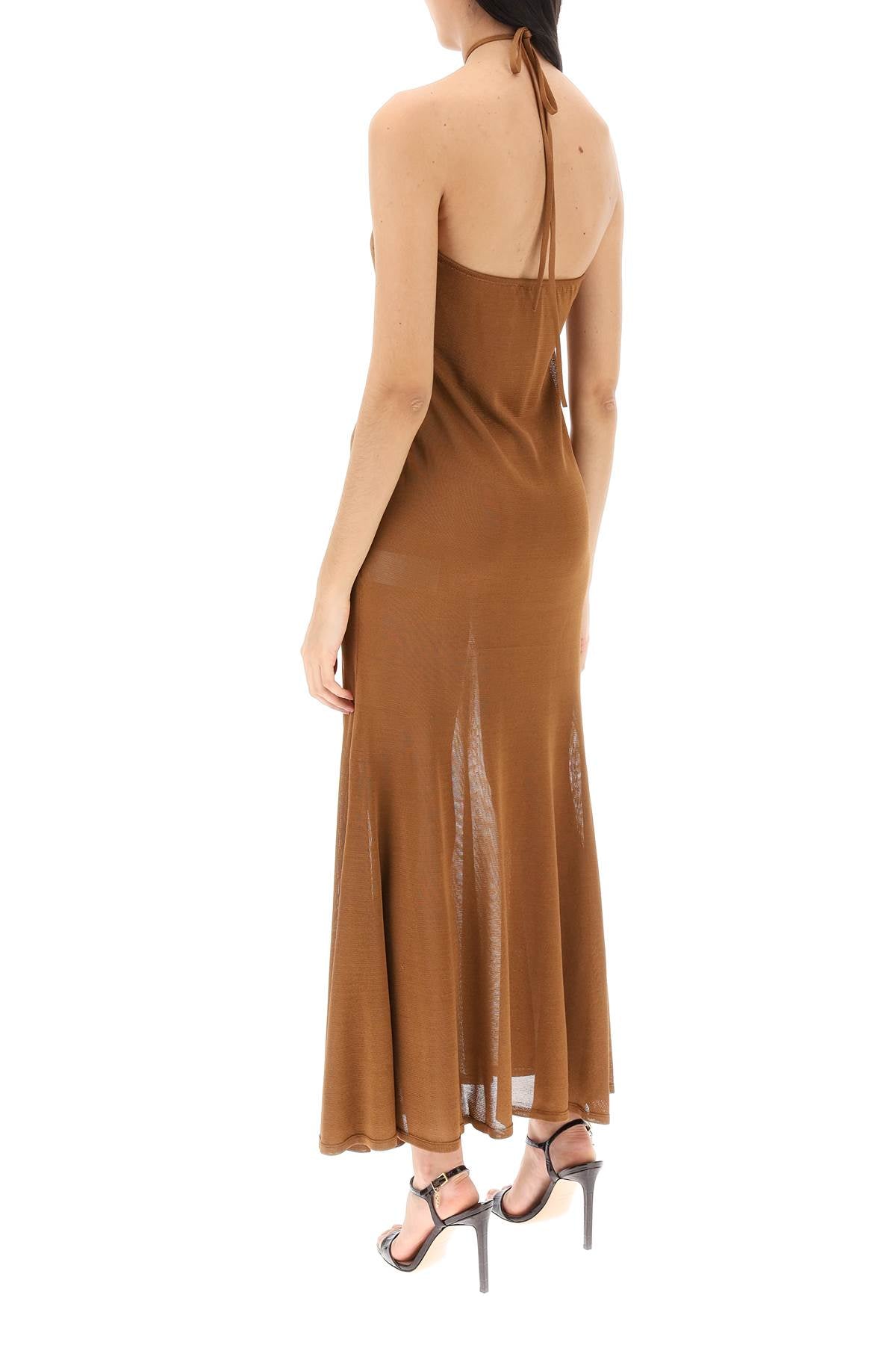 Elegant Women's Knit Maxi Dress - SS24 Collection