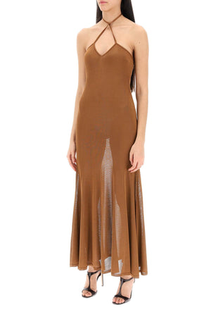 Elegant Women's Knit Maxi Dress - SS24 Collection