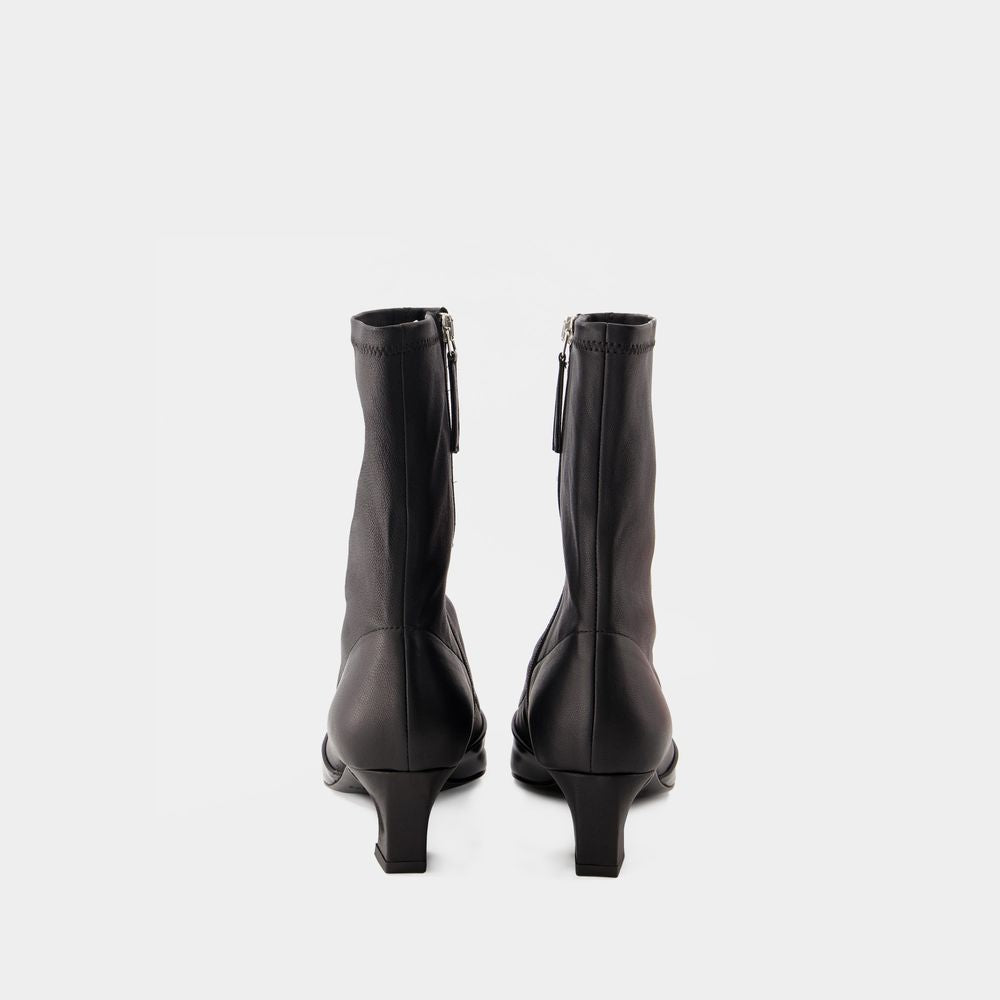 ACNE STUDIOS Elegant Noir Leather Boots