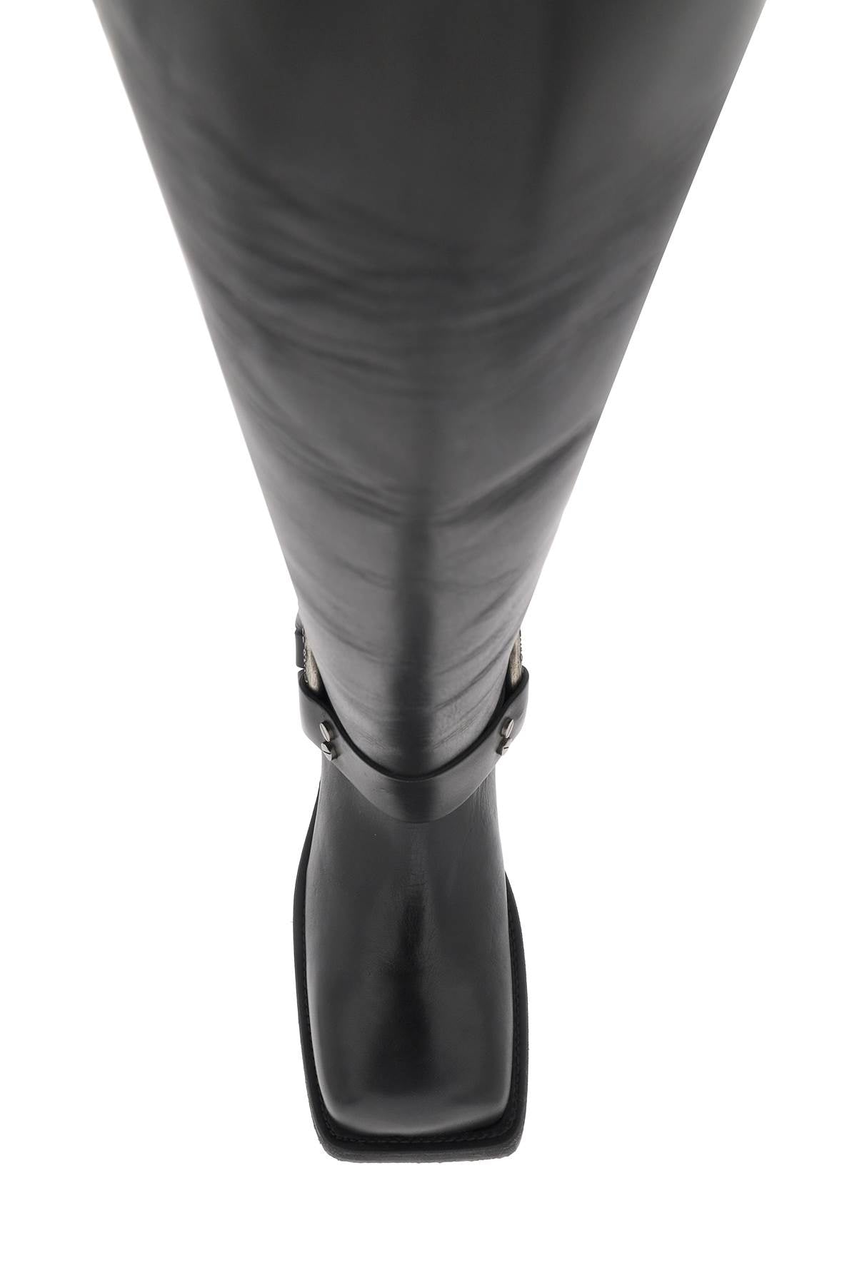 ACNE STUDIOS Stylish Black Biker Boots for Women - Perfect for the SS24 Season