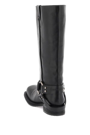 ACNE STUDIOS Stylish Black Biker Boots for Women - Perfect for the SS24 Season