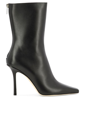 JIMMY CHOO Agathe 100 Stiletto Ankle Boots