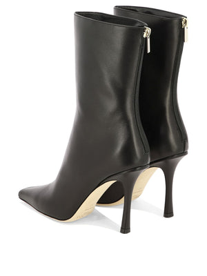 JIMMY CHOO Agathe 100 Stiletto Ankle Boots