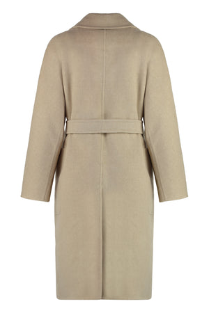 MAX MARA Elegant Wool Jacket with Coordinated Belt