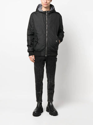 BALMAIN Reversible Nylon Bomber Jacket for Men in SS23 Collection