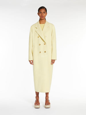 MAX MARA Stylish 23SS Women's Outerwear in Yellow & Orange