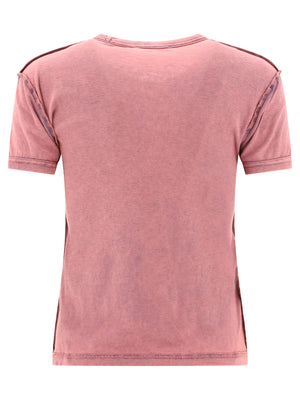 Áo T-Shirt Họa Tiết Logo Hồng Dành Cho Nữ