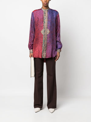 PIERRE LOUIS MASCIA Multicolour Silk Shirt for Women | FW23 Collection