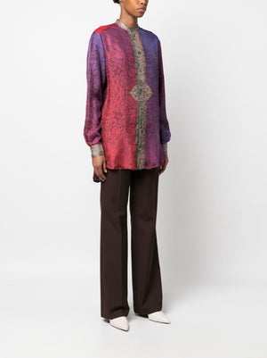 PIERRE LOUIS MASCIA Multicolour Silk Shirt for Women | FW23 Collection