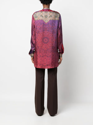 PIERRE LOUIS MASCIA Multicolour Silk Shirt for Women | FW23 Collection