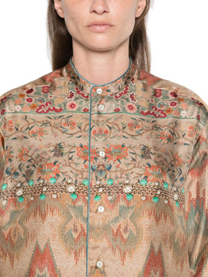 PIERRE LOUIS MASCIA Multicolour Silk Shirt for Women | FW23 Collection