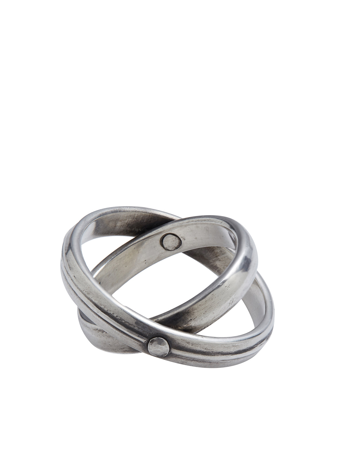 WERKSTATT:MUNCHEN Sterling Silver Men's Ring - Classic and Timeless