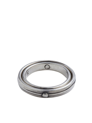 WERKSTATT:MUNCHEN Sterling Silver Men's Ring - Classic and Timeless