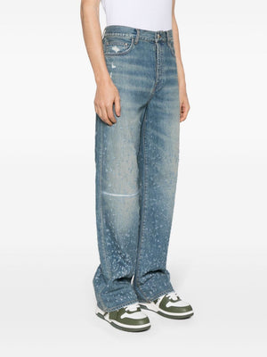 AMIRI Crafted Indigo Baggy Jeans for Men