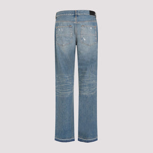 AMIRI Medium-Washed Distressed Jeans for Men