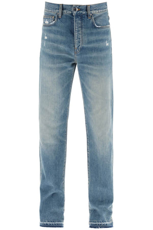 AMIRI Medium-Washed Distressed Jeans for Men