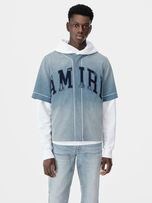 AMIRI Sun-Faded Vintage Baseball Shirt