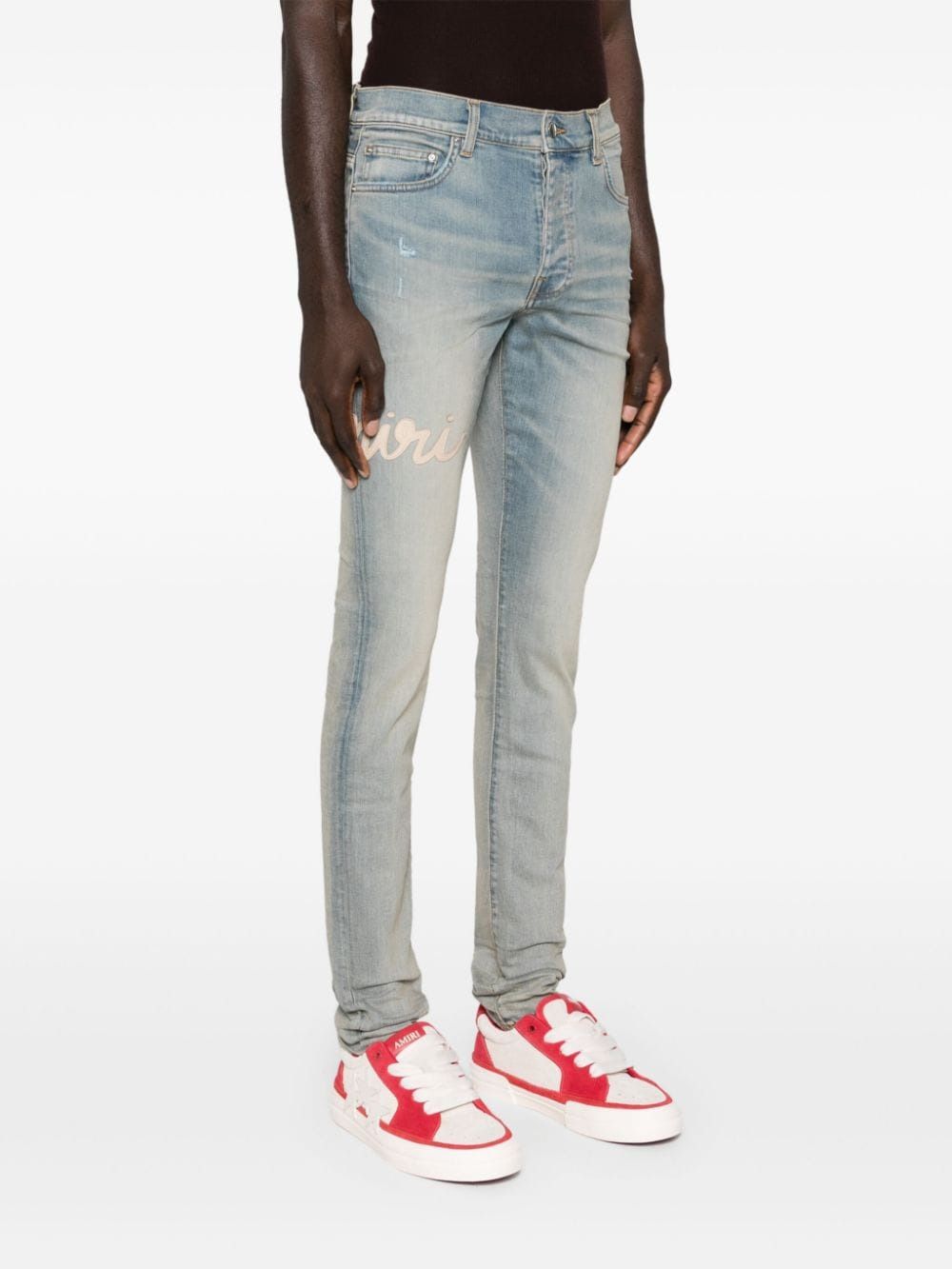 AMIRI Script Logo Skinny Jean for Men