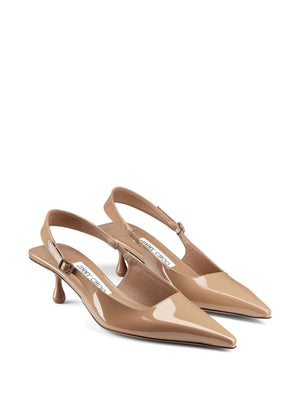 JIMMY CHOO Elegant Biscuit Colored Sandals for Women - SS24