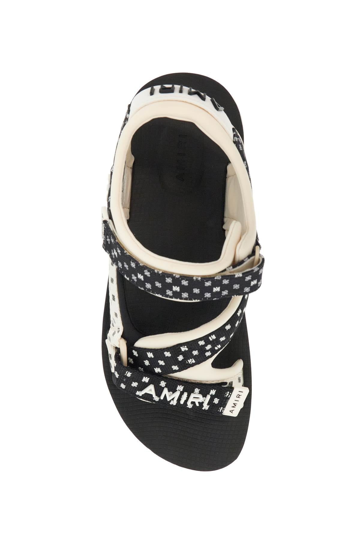 AMIRI Paisley Patterned Color Block Sandals for Men