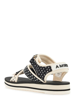 AMIRI Paisley Patterned Color Block Sandals for Men