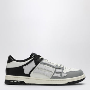 AMIRI Urban Edge Low-Top Leather Sneakers in Black, White & Grey