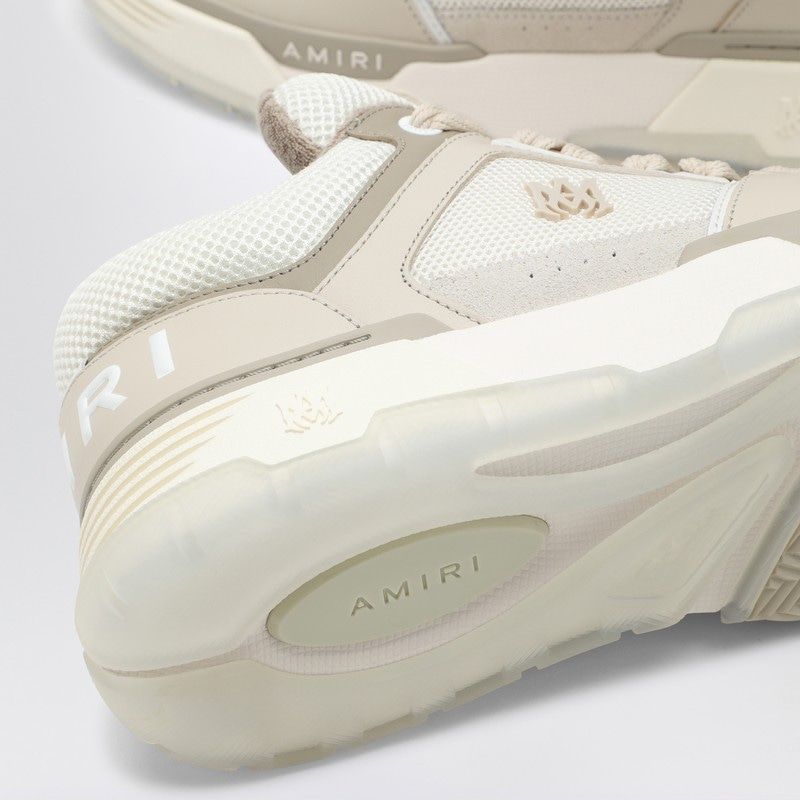 AMIRI Beige & White MA-1 Low-Top Sneakers