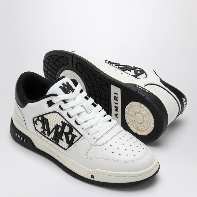 AMIRI Classic Low Top Black and White Sneakers