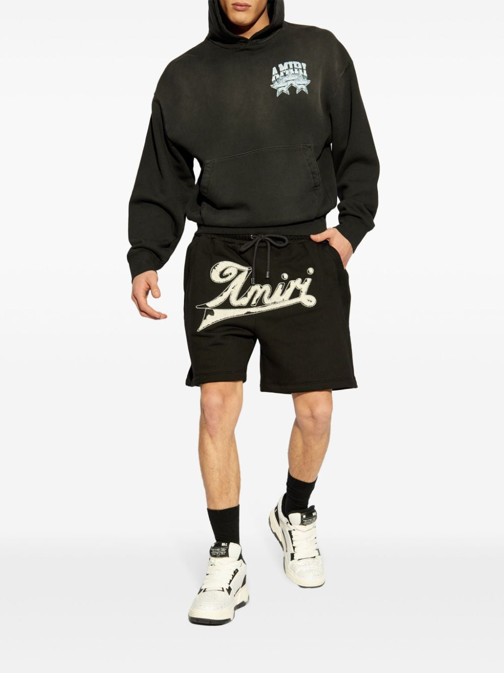 AMIRI Distressed Mini Sweatshorts for Men