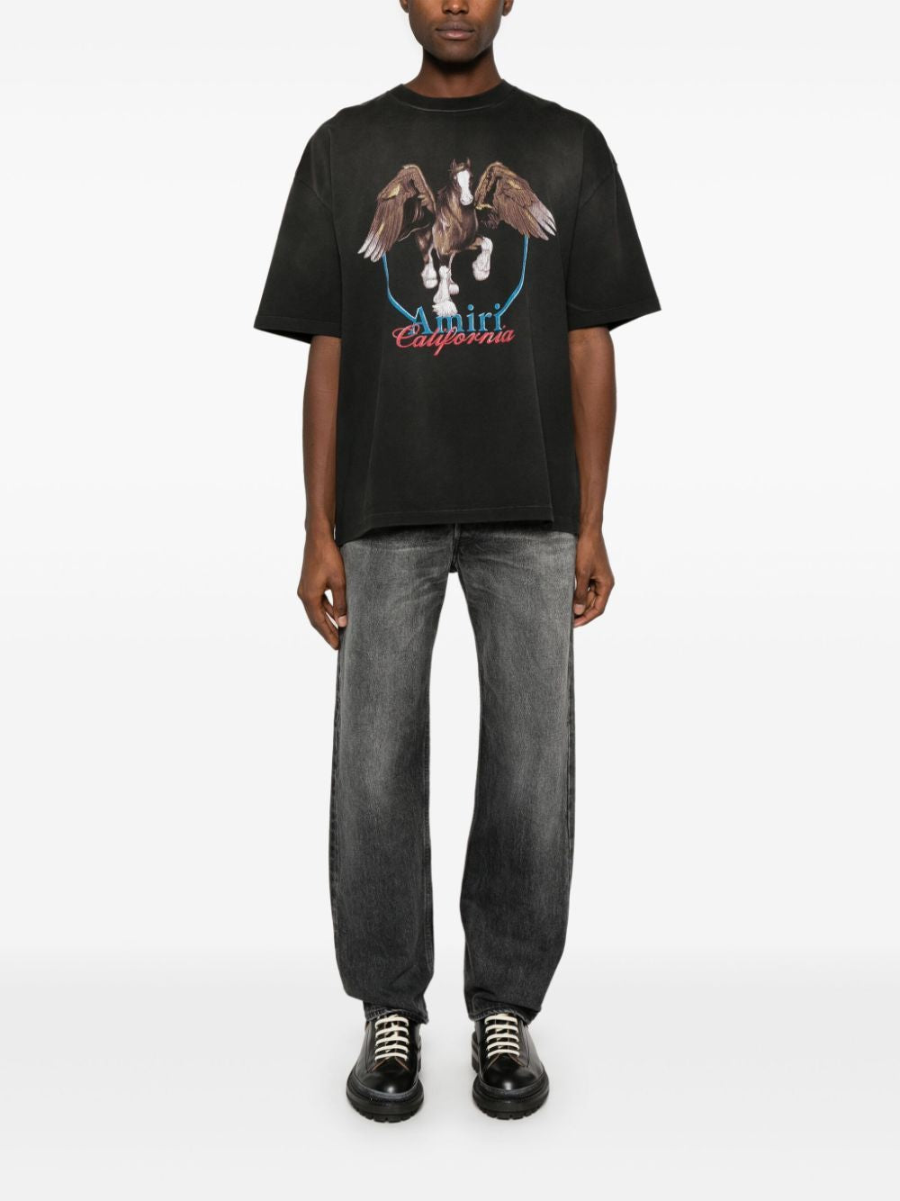 AMIRI Vintage Wash Pegasus Tee for Men