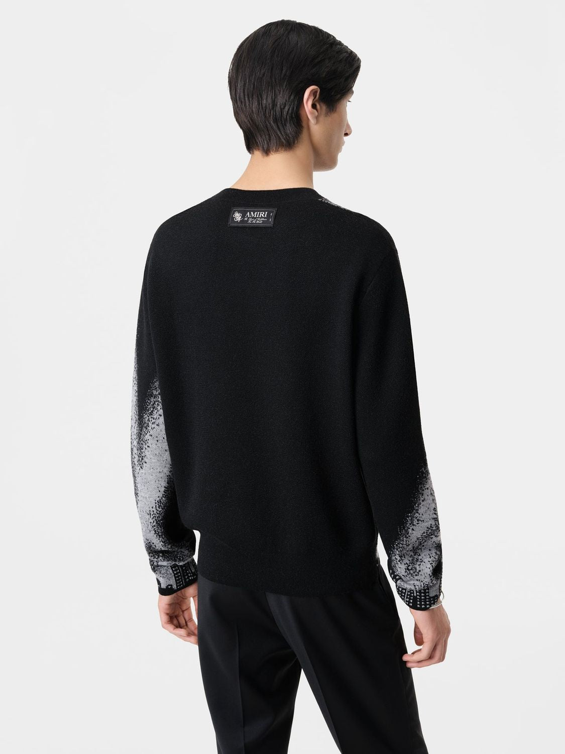 AMIRI Men's Superfine Merino Wool Crewneck Sweater