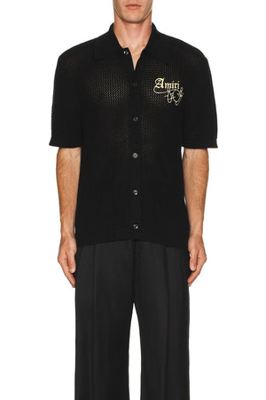 AMIRI Men's Mini Bowling Crochet Polo