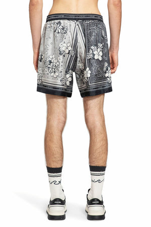 AMIRI Silk Bandana Floral Shorts