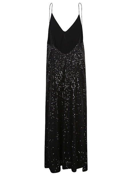 THE NINA STUDIO Mini Sequin V-Neck Dress with Thin Straps and Low Back