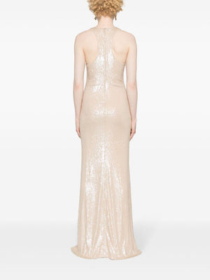 ELISABETTA FRANCHI Mini Sequin Straps Dress