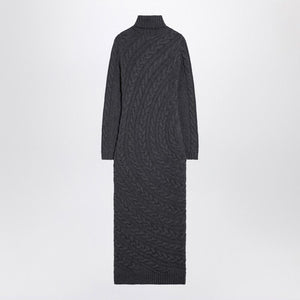 MAX MARA Elegant Cashmere Blend Turtleneck Dress