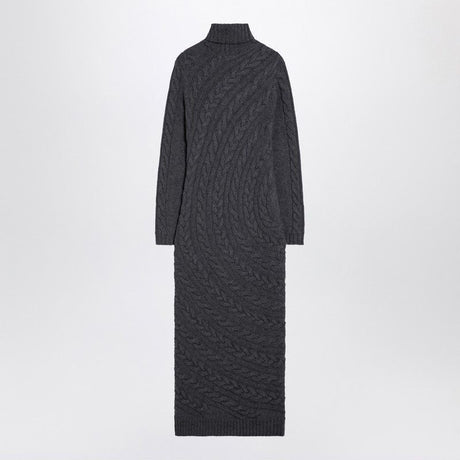 MAX MARA Elegant Cashmere Blend Turtleneck Dress