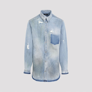 EGONLAB Classic Denim Overshirt for Men