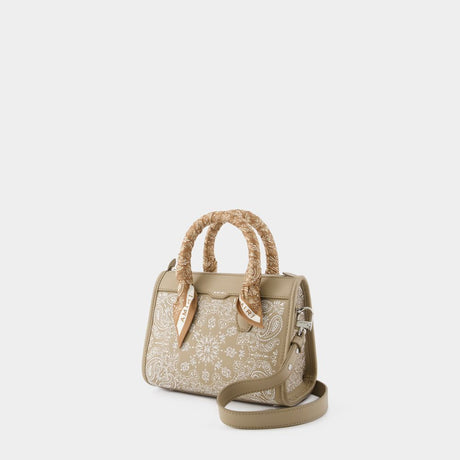 AMIRI Tan Micro Triangle Bandana Handbag for Women - Spring/Summer 2024