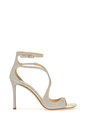 JIMMY CHOO Glittering Azia 95 High-Heel Sandals