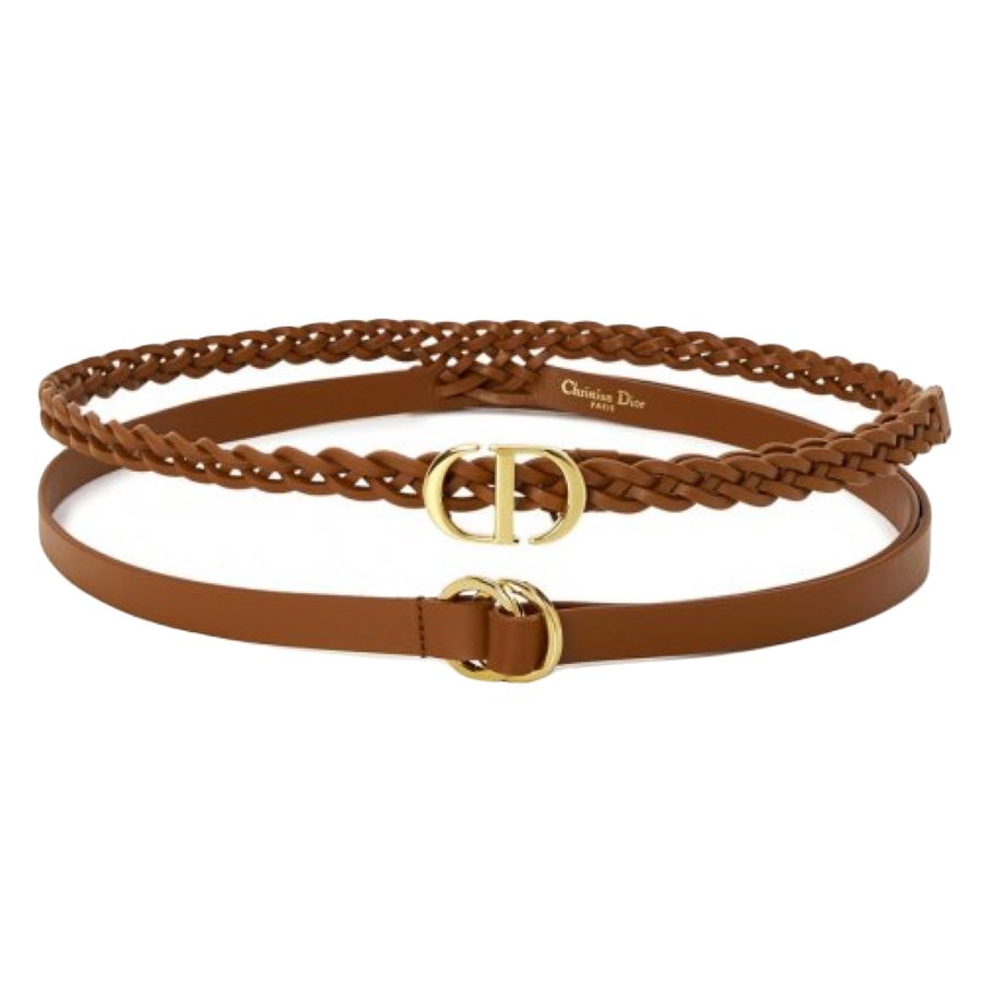 DIOR Luxurious Gold 15mm Belt for Women - SS21 Collection