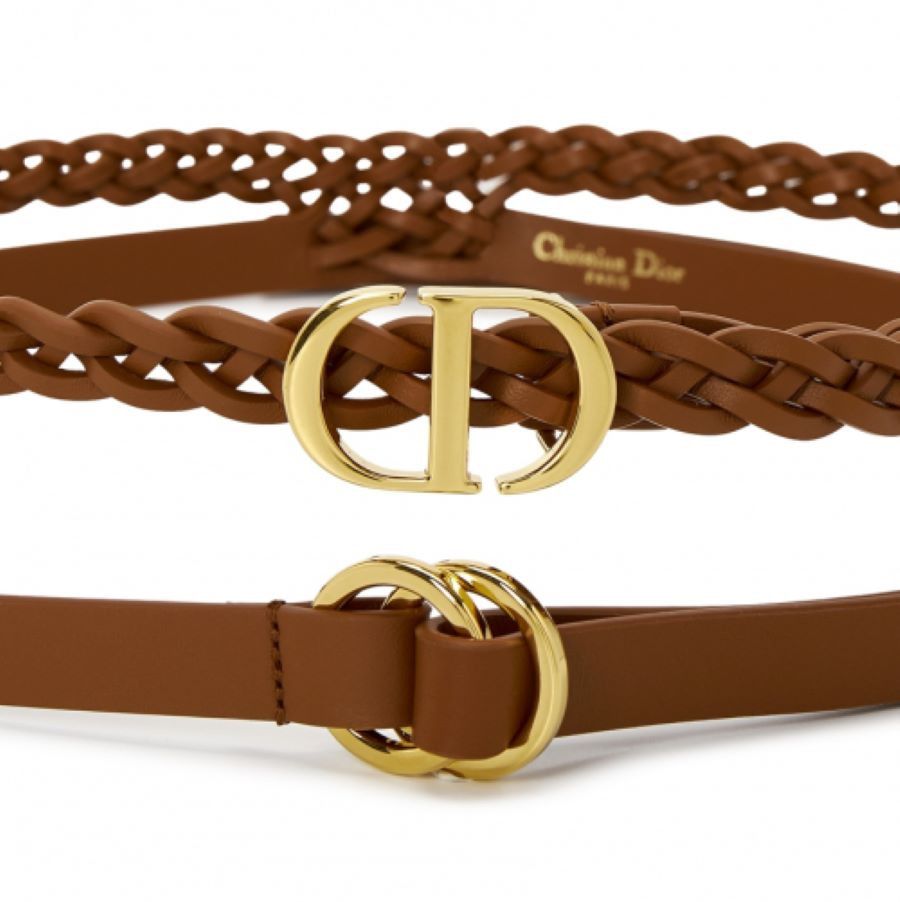 DIOR Luxurious Gold 15mm Belt for Women - SS21 Collection