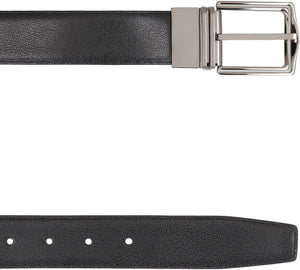 ZEGNA Reversible Leather Belt - 3.5 cm Height