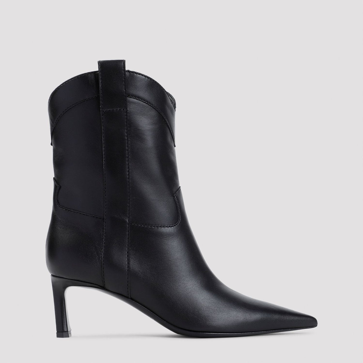 SERGIO ROSSI Elegant 60mm Heel Nappa Leather Boots