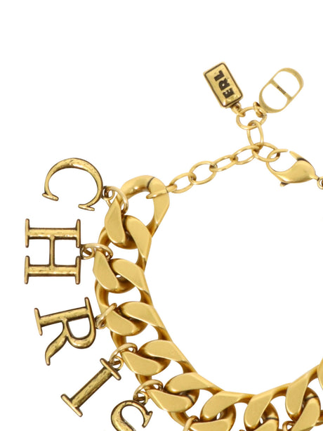 DIOR Gold-Tone Adjustable Bracelet for Men