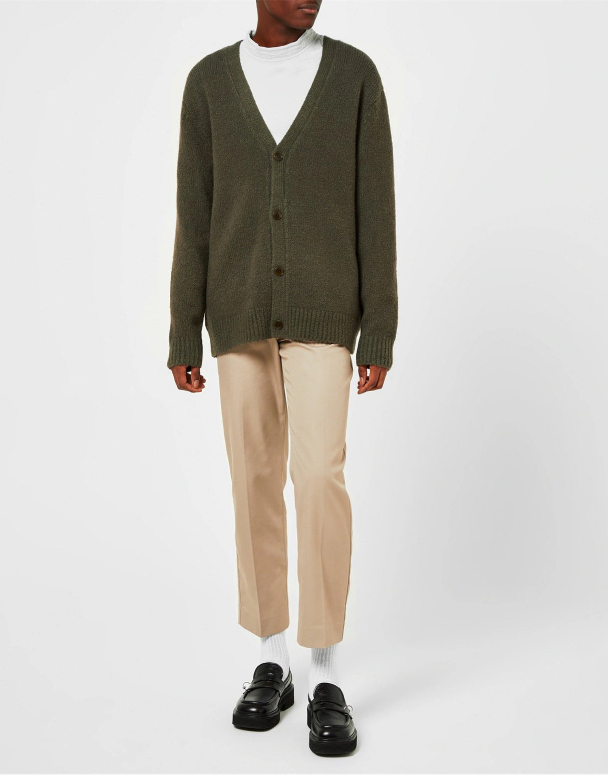 ACNE STUDIOS Long Sleeve Knit Cardigan for Men