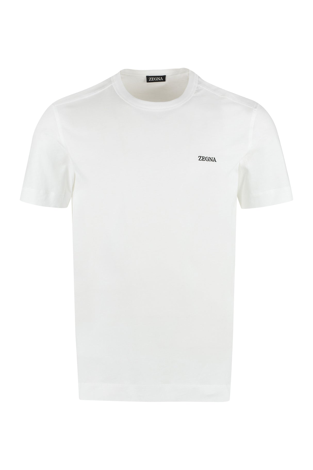 ZEGNA Classic Black Logo T-Shirt for Men - FW24